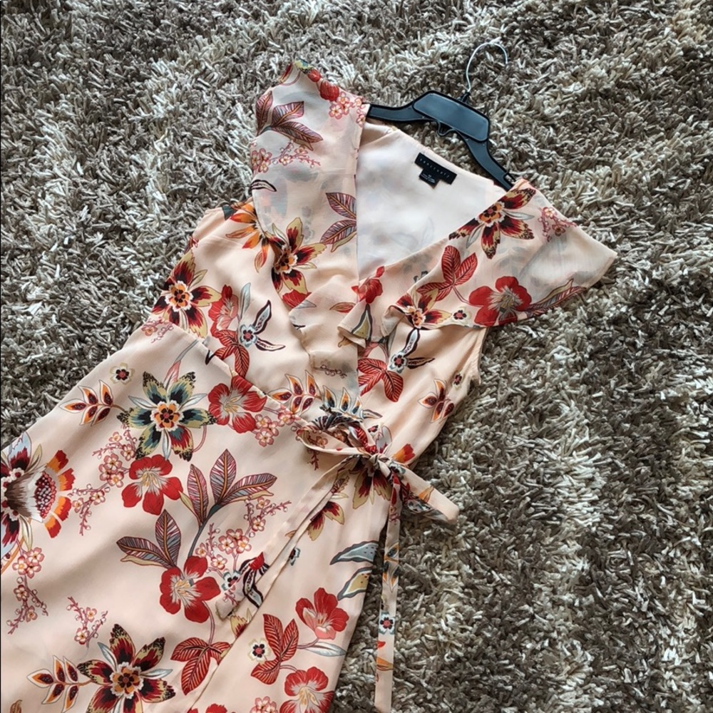 Sanctuary Ruffle Wrap Around Dress